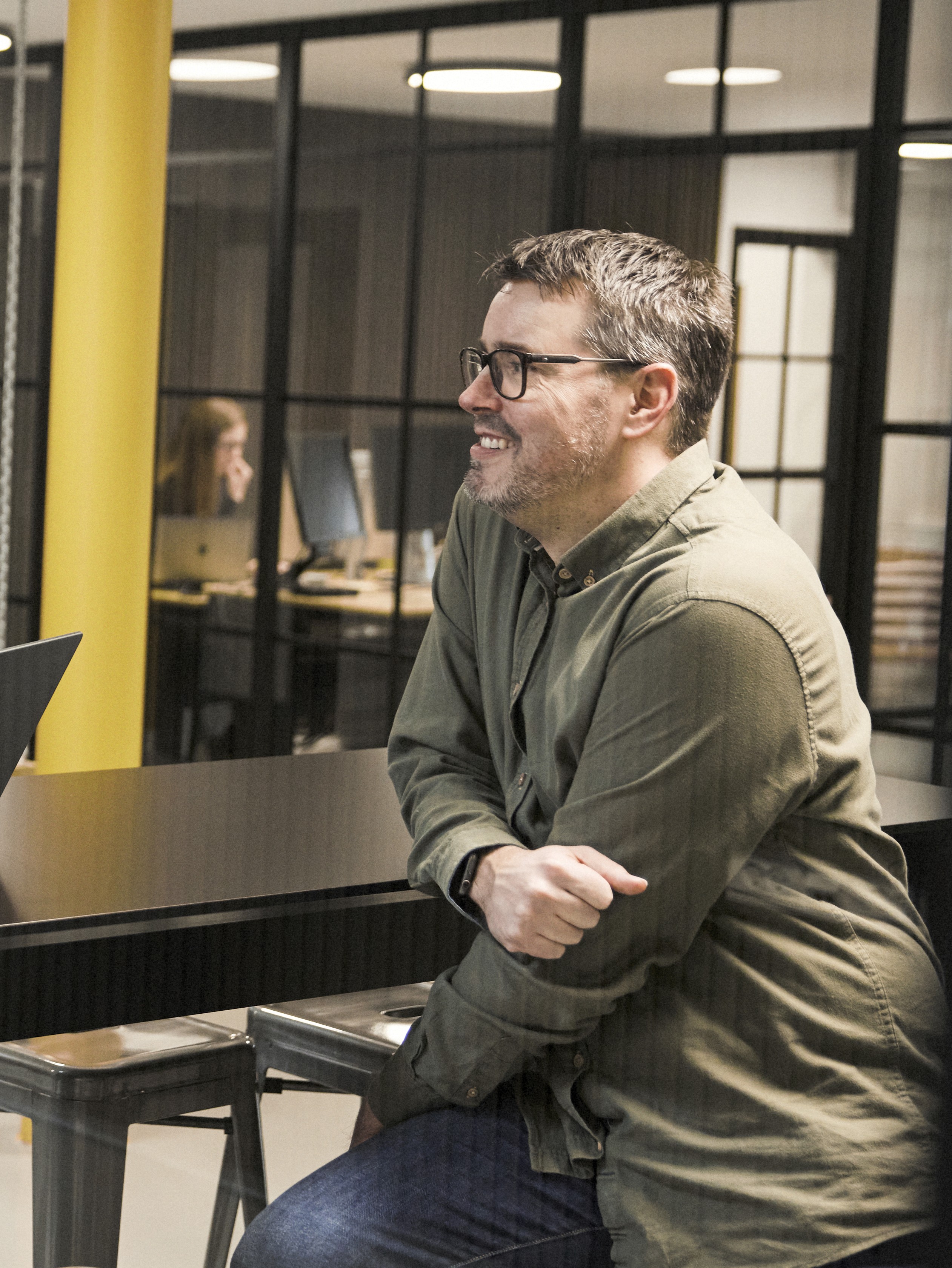 Søren Larsen, grafiker i Ørskovgruppen